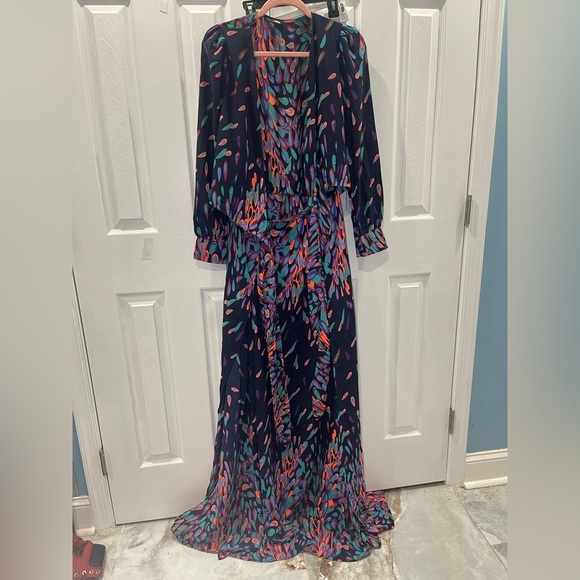 Fashion Nova Colorful Abstract Maxi Dress - Picture 4 of 5